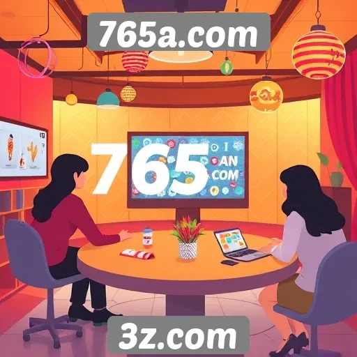 Exploração das funcionalidades interativas do portal 765a.com